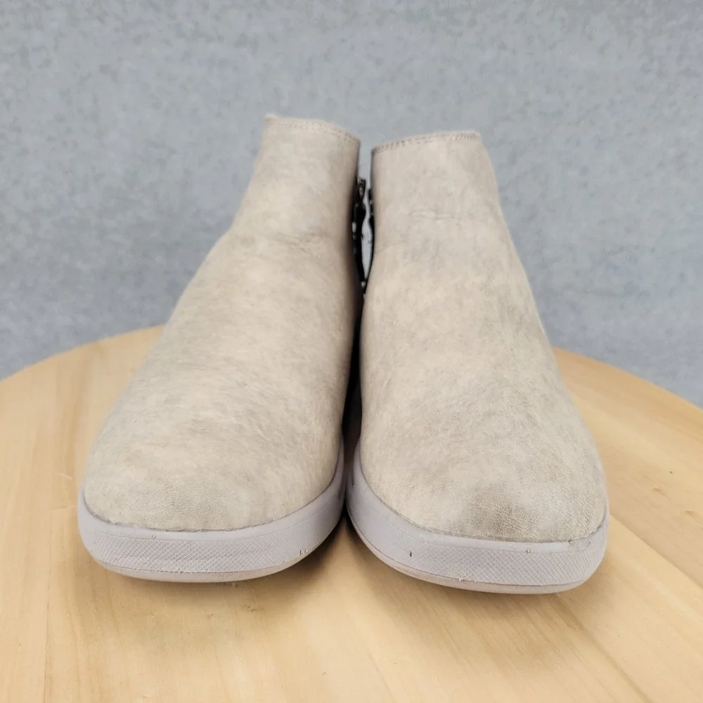 Kuru Tempo Womens Size 6.5 Gray‎ Classic Outdoor Leather Zip Ankle Boots